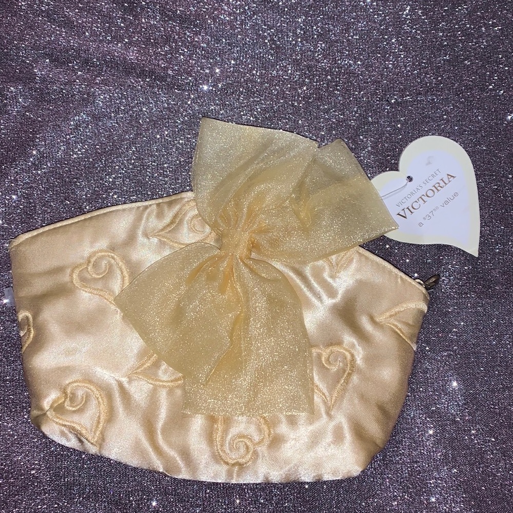 Vintage Small Victoria’s‎ Secret Makeup Cosmetic Bag.